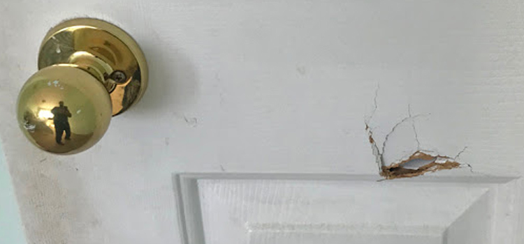 interior door hole repair Covina